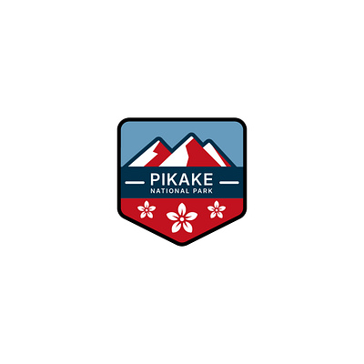 PIKAKE NATIONAL PARK - National Park Logo branding creative creative design graphic design icon logo logo branding logo concept logo design logo designer logo idea logo inspiration logo inspire logo maker logo passion logo process logo project modern logo vector