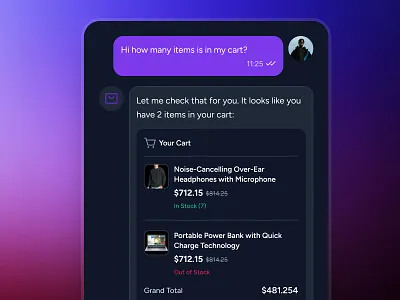 cognicart: AI Shopping & Ecommerce App - Shopping Chatbot UIUX ai ecommerce app ai shopping app ai shopping assistant clean dark mode ecommerce app ecommerce ui ecommerce ui kit marketplace app minimal modern online shopping app purple shopping app shopping assistant shopping chatbot shopping companion shopping ui kit smart shopping app soft