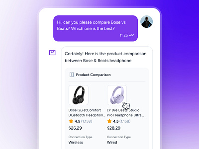 cognicart: AI Shopping & Ecommerce App - Compare Product UIUX ai ecommerce app ai shopping app ai shopping assistant chatbot ui clean ecommerce app ecommerce ui ecommerce ui kit gradient marketplace app minimal modern online shopping app purple shopping app shopping assistant shopping companion shopping ui kit smart shopping app soft