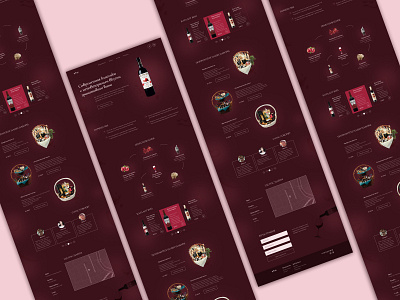 Лэндинг Гранатовое Вино #4 concept design ui веб сайт вино гранат