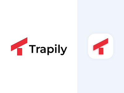 Trapily Logo Animation abstract logo app icon brand identity branding creative logo letter t logo logo animation logo design motion graphics trapily trapily logo animation