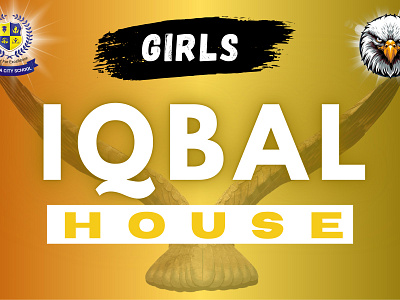 House Poster Iqbal House for Girls animation branding logo motion graphics ui