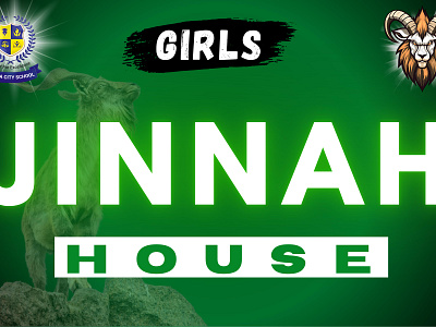 House Jinnah Girls Poster 3d animation branding logo motion graphics ui