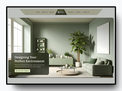 Dream Doorway - Architecture firm app branding design graphic design illustration landing page logo ui ux vector