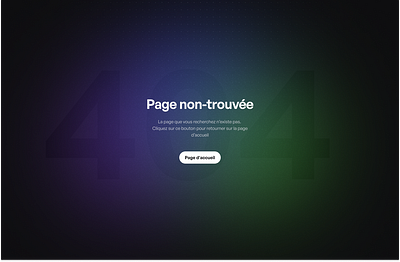 404 page - data agency 404 404 page blur darkmode graphic design shadow webdesign