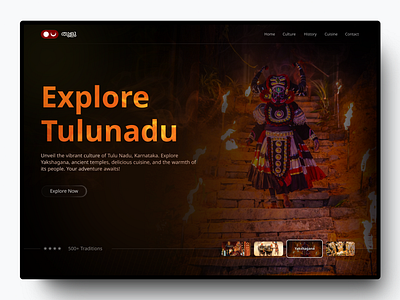 Tulunadu app branding design graphic design illustration landing page logo ui ux vector