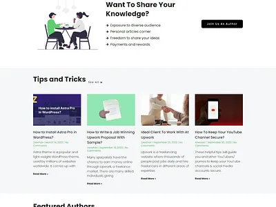 Blog Website Landing Page blincks blincks agency blog website blog website landing page design elementor elementor website ui ux web design web design agency web development website design website template wordpress wordpress website