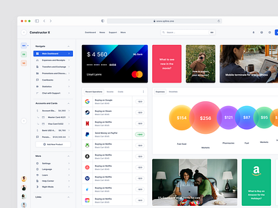 Bank Dashboard admin dashboard design system download figma finance ui ui kit ux web