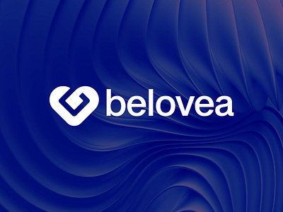 Belovea Logo B + Heart or Love icon concept 3d b logo brand identity branding c logo care d logo g logo gradient heart hospital lettermark logo logo design logodesign love medical medicine v logo wordmark