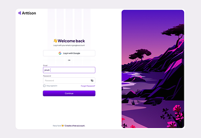 Log in screen art dashboard illustration log in login onboarding product design sign up signup ui ux