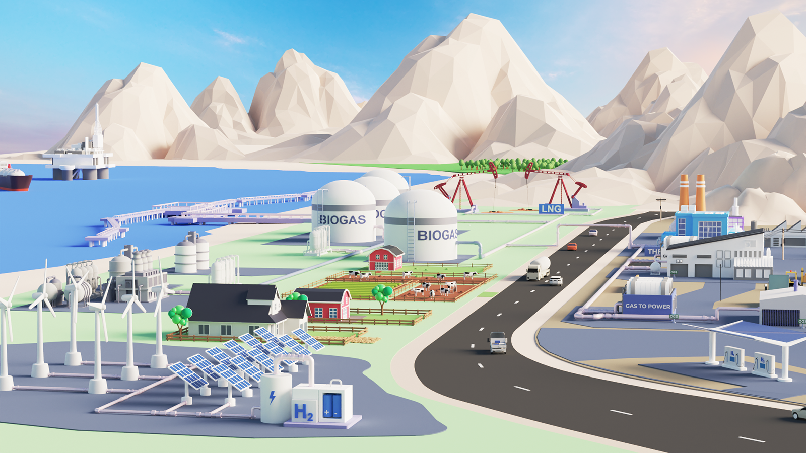 Bosch Optical Gas Spectrometer 3d 3dmodeling animation blender blender 3d branding design explainer illustration isometric low poly motion graphics