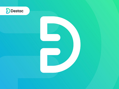 DESTAC- Logo Design Concept artificial blockchain branding creative crypto currency decentralized defi fire lab focus lab hola lab logo logo design logo designer modern slack startup technology token web3