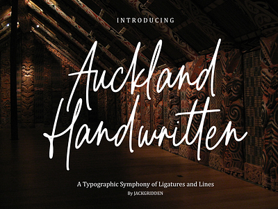 Auckland Handwritten auckland branding design font graphic design handwritten illustration logo script stylish