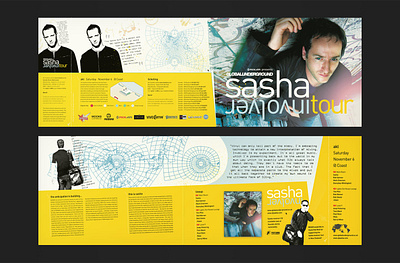 Sasha Involver Tour Flyer for MixAM branding design flyer design graphic design illustration logo