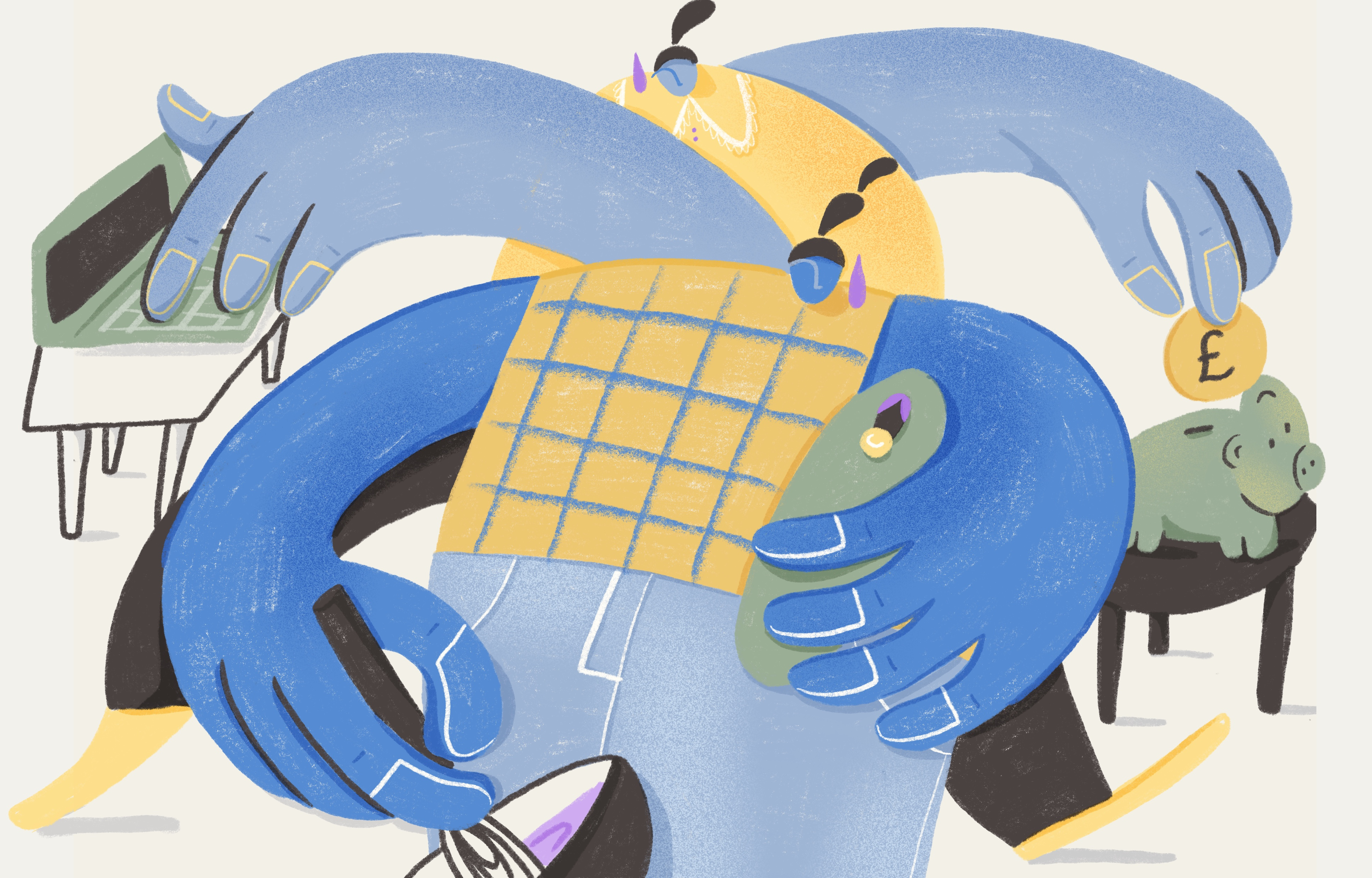 Parents & Stress Editorial Illustration column editorial illustration newspaper opinion parents stress the guardian