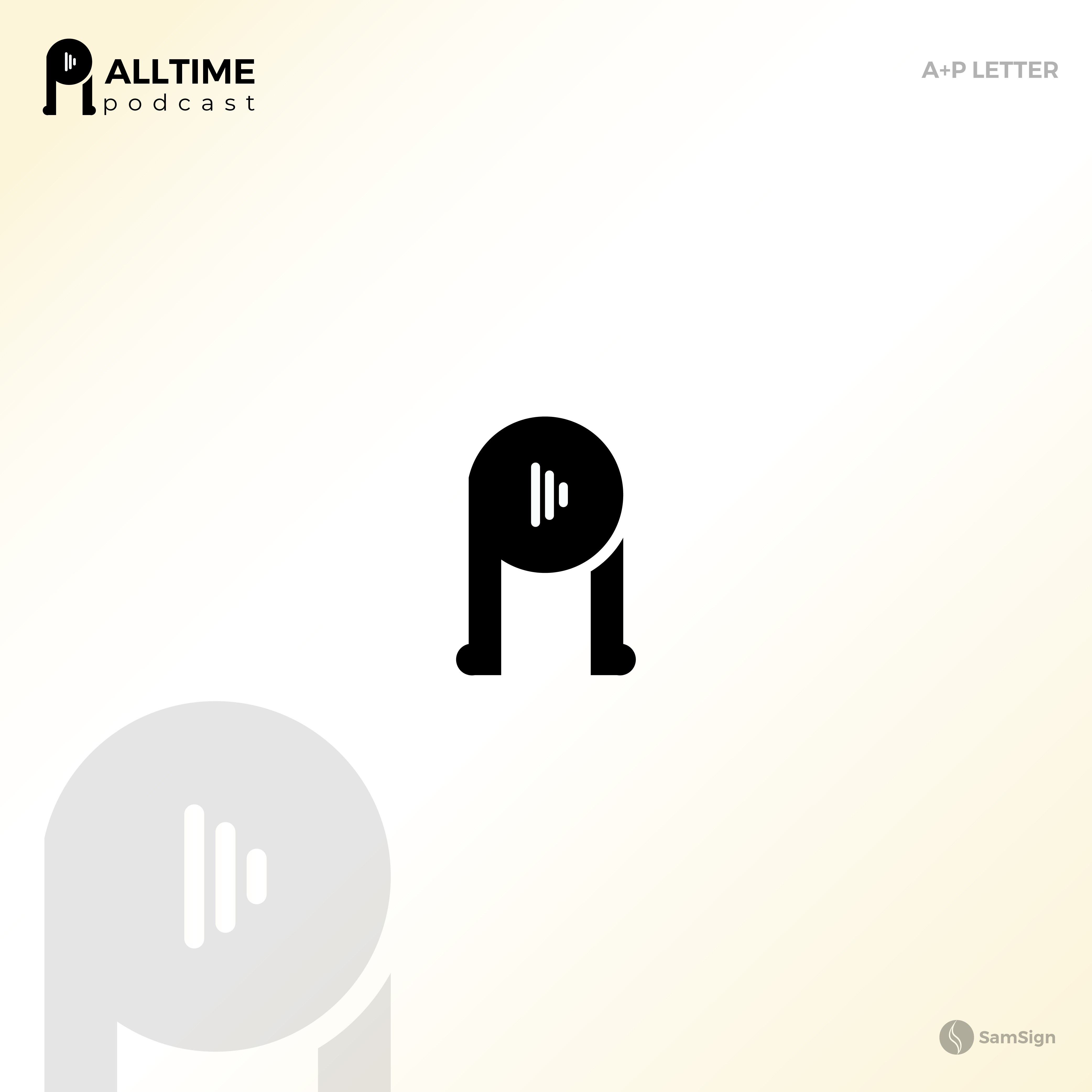 Letter A Modern Minimalist Logo Design for podcast channel a letter logo brand guideline branding designer graphic design letter logo logo logo design logo designer logofolio p letter logo podcast logo unique logo