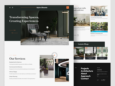 Your Premier Interior Design & Architecture Hub 🏡✨ app figma ui ux web design