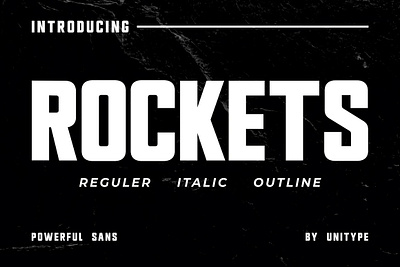 ROCKETS bold clean font geometric geometrical geometry ligatures midcentury minimal modern multilingual opentype outline sans sans serif sans serif font simple typeface web webfont