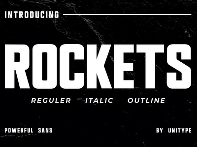 ROCKETS bold clean font geometric geometrical geometry ligatures midcentury minimal modern multilingual opentype outline sans sans serif sans serif font simple typeface web webfont