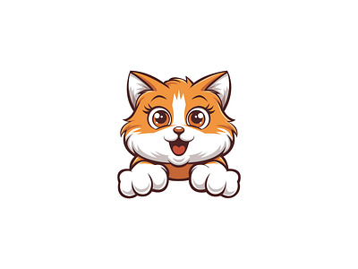 Playful Kitty Character Design animalcharacter cartoonart characterdesign cutecat cuteillustration kittydesign mascotdesign petillustration playfulillustration vectorart