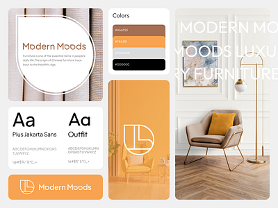 Modern Mood for Future Furniture Brand Identity 🌟 branding graphic design logo typography