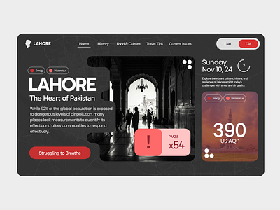 Lahore city graphic design lahore pakistan smog ui ux website design