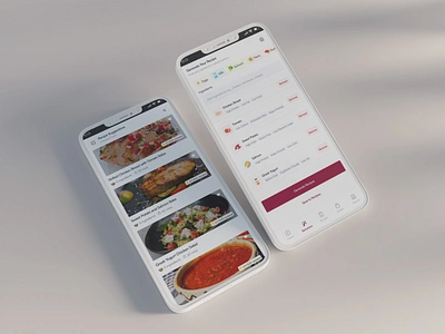 Recipe Generator animation app foodapp foodappdesign mealideas mobileapp mobileappdesign recipegenerator recipeinspiration typography ui ux uxdesign