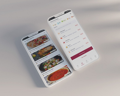 Recipe Generator animation app foodapp foodappdesign mealideas mobileapp mobileappdesign recipegenerator recipeinspiration typography ui ux uxdesign