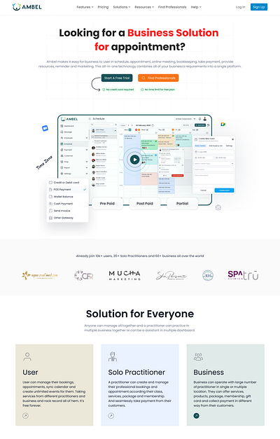 Ambel Redesign branding graphic design landing page logo ui website