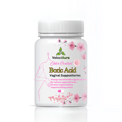 VelociAura| Boric ACID Amazon PL Launching Product Package Logo animation branding graphic design logo motion graphics