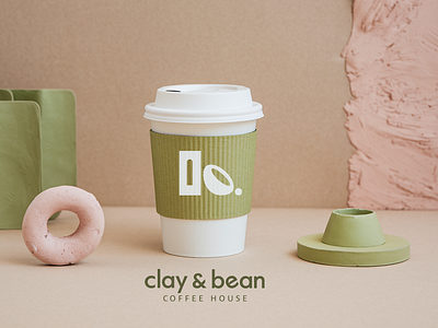 Clay & Bean Coffee House - London brand design branded collateral branding clay and bean clay design coffee brand coffee london concept creative design freelancer graphic design integrated interior design london oanamaries