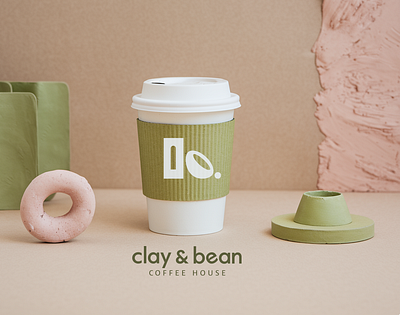 Clay & Bean Coffee House - London brand design branded collateral branding clay and bean clay design coffee brand coffee london concept creative design freelancer graphic design integrated interior design london oanamaries