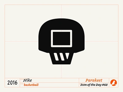 Icon of the Day #68 backboard basketball design hoop icon icons ios net nike shot ui vector