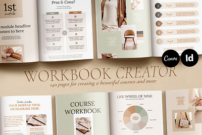 WorkBook Elegant for Course Creators canva ebook template canva workbook template course creator course workbook ebook ebook cover ebook template ebook template canva ebook template indesign elegant for course creators workbook workbook canva workbook design workbook elegant for course workbook indesign workbook template workbook template canva