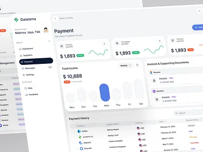 Sales Overview Dashboard component dashboard dashboard design marketing campaigns marketing dashboard minimal product product design saas dashboard sales dashboard ui design web app web application