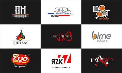 Logos 02 branding graphic design logo minmal logo modern logo veer sajid visiual communication design