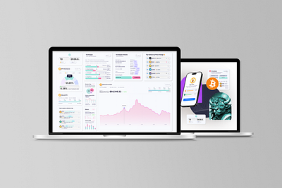 Crypto Dashboard branding crypto dashboard ui