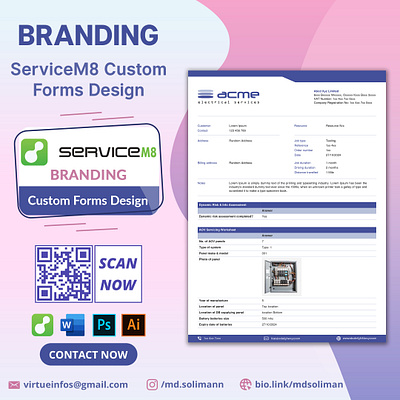 ServiceM8 Custom Forms Design branding form branding servicem8 form custom form custom servicem8 forms docx servicem8 forms forms template graphic design modern letterhead servicem8 custom form servicem8 custom forms servicem8 custom template servicem8 custom templates servicem8 forms servicem8 job servicem8 template servicem8 templates servicem8 work order stationery design word templates