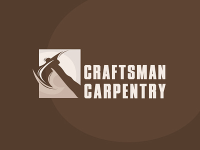 Craftsman Carpenter Store Brand Identity graphic design logo typography