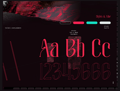 Darkcore Truth Brand Guide brand guide brand kit brandguide branding button dark dj edgy figma interactive brand guide interactive brandguide modern music music website palette pink red styleguide stylish typography