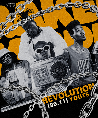 Revolution youts design graphic design