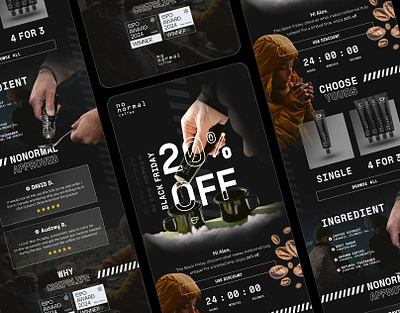 Email design for coffee brand klaviyo beverage coffee drink and beverage e commerece email designer email designs email template klaviyo mailchimp marketing shopify