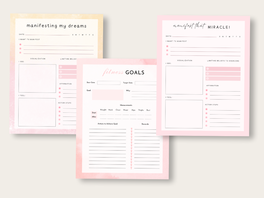 Example of Custom Planner, Journal Design