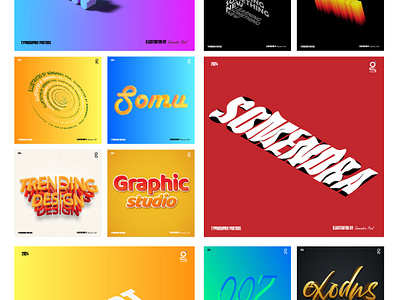 I would like to introduce you the unique typographic posters typography