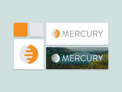 Mercury – Logo for Smart Home Thermostat App branding digital graphic design logo logo design smart home