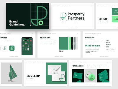 Prosperity Partners Brand Identity 🌱✨ branding design graphic design illustration logo typography