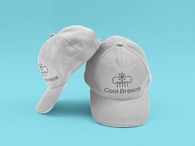 🌟 Starlit Agency Presents: CoolBreeze Brand Identity 🌟 branding design graphic design illustration logo typography