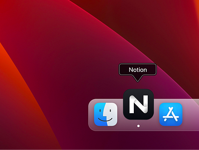 Notion Dock Icon dock icon icon notion