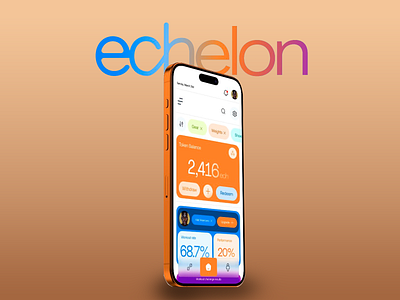 Echelon Finance Dashboard: Balance and Growth bank app banking card creative dashboard design digital economy digital wallet finance finance optimization investment tracking modern ui money manegment money transfer payment personal finance transaction ui ux wallet