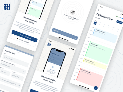 Zuru - Trip Planning App calender collaboration travel trip planning